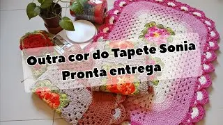 PRODUÇÃO DE PRONTA ENTREGA, TAPETE SONIA, ENCANTADOR, VÍDEO AULA AQUI