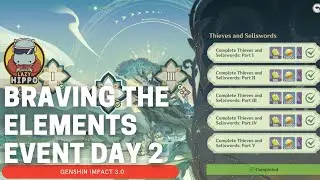 Braving the Elements Event Day 2 Thieves and Sellswords - Genshin Impact 3.0