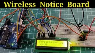 How To Make Wireless Notice Board Using Arduino Uno And HC-05