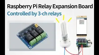 Waveshare A Relay board for Raspberry Pi, features 3-CH relay control