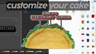 Create your own 3D printed cake topper with free software