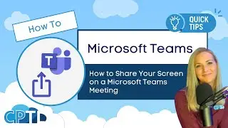 HOW TO: Share Your Screen in a Microsoft Teams Meeting