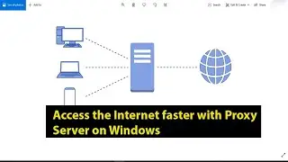 Access the Internet faster with Proxy Server on Windows 10.