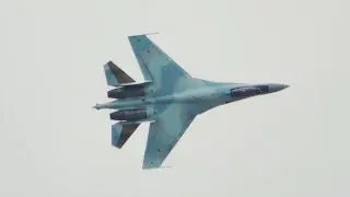 MAKS-2021 Airshow — Sukhoi Su-35S Supermaneuverable Fighter Jet