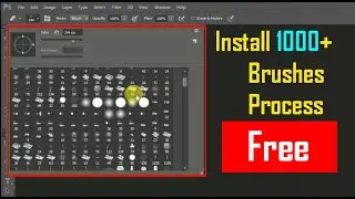 | Photoshop Tutorial | How to Free Download & Install All  Brushes | [ In All Photoshop ]
