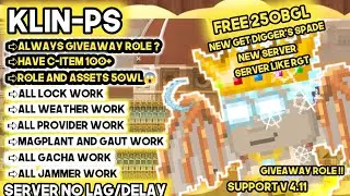 🇮🇩 NEW GET 250BGL 😱 || GROWTOPIA PRIVATE SERVER TERMANTAP TERMANTUL || ROLE MURAH || SUPPORT 4.11