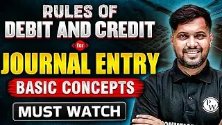 Accountancy Golden Rules of Debit and Credit  for Journal Entry 🔥