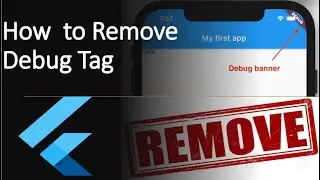 How to remove debug tag in flutter  | Vs code tips03