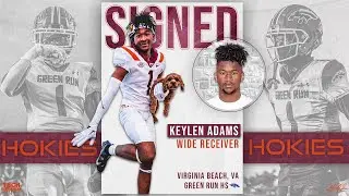 Keylen Adams Signs With Virginia Tech