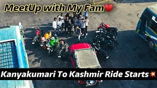 I Started My Dream Trip😍Kanyakumari to Kashmir❤️‍🔥 