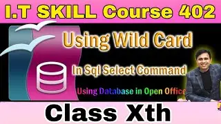 Sql Select Command Using Wild Card