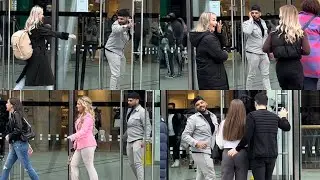 Holding door too early for hot girls | joker pranks 2023