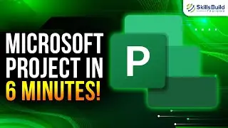 Microsoft Project Tutorial for Beginners in 6 MINUTES!