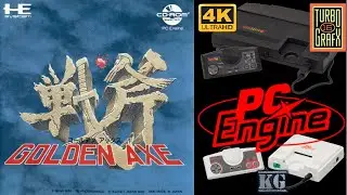 Golden Axe [PC Engine/TurboGrafx-16] Gameplay Walkthrough FULL GAME [4K60ᶠᵖˢ UHD🔴]