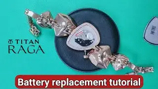 How to change the battery on Titan Raga watch