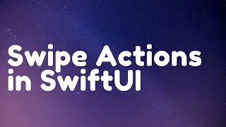 Swipe Actions in SwiftUI