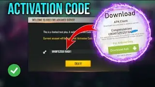 HOW TO GET ADVANCE SERVER ACTIVATION CODE || ACTIVATION CODE FOR ADVANCE SERVER || 100% WORKING