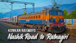 Nashik Road to Ratnagiri | Konkan Railways | Full Train Journey | Indian Railways