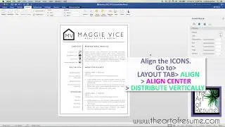 How to Change Resume Template Icons - The Art of Resume 2021