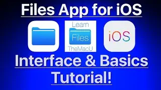 How to use the Files App for iPhone & iPad - Interface & Basics Lesson