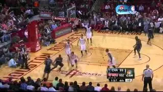 20130202 vs Bobcats 書豪防守失位還留後手 單手飛身送金剛大帽.hlv