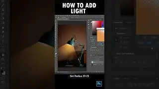 How to add light in photoshop (EASY)