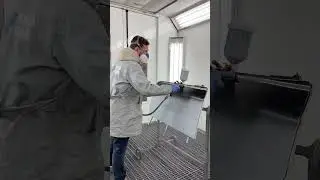 Нанесение базовой эмали на грунт BODY 360 Wet on Wet мокрый по-мокрому