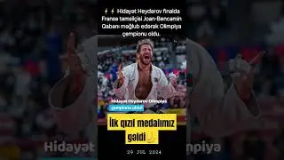 Hidayət Heydərov finalda  Fransa təmsilçisi JoanBencamin Qabanı məğlub edərək Olimpiya çempionu oldu