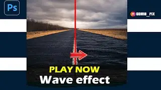 Wavy Effect in Photoshop  ! 🌊🤯 