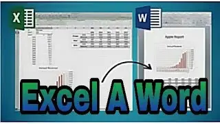 como INSERTAR tabla de EXCEL A WORD rápido y fácil