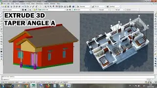 503 EXTRUDE TAPER ANGLE A 3D AUTOCAD