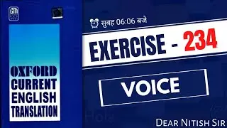 Exearcise - 234 | Oxford Current English Translation | Current English Translation