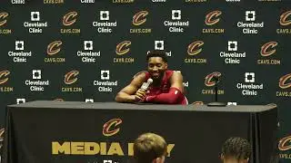 Donovan Mitchell gets asked about contract extension, offseason additions to Cavs roster