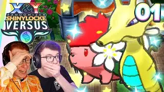 A VERY LUCKY START! • Pokemon X & Y Shinylocke Versus • 01