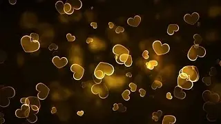 Neon Hearts Particles Effect | Black Screen Effect | Overlay Effect | Cinematic Effect | Neon Effect