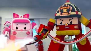 Мультик РОБОКАР ПОЛИ 🚦 Уроки Безопасности Эмбер ⚡️ Опасное электричество!