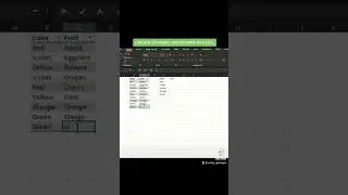 Create dynamic dropdown in Microsoft Excel #dataanalysis #exceltutorial