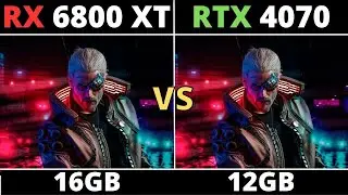 RX 6800 XT VS RTX 4070 | 1440p 4K | TEST IN 12 GAMES