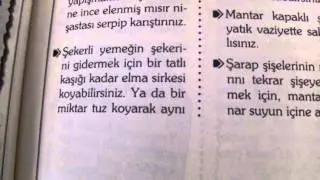 Şekerli yemeğin şekerini gidermek için