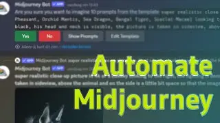 Midjourney automation by using ChatGPT & Midjourney together - HOW TO