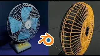 Blender modeling | Fan | make a Table Fan in blender