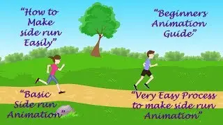 Adobe Flash animation tutorial : Profile run Cycle