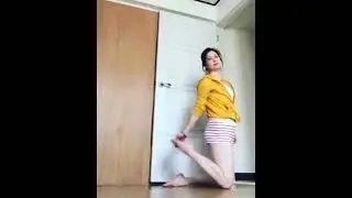 tante tembem latihan yoga klihatan 