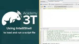 MongoDB 101: Lesson 7, Exercise 1 » Using IntelliShell to load and run a script file