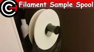 3D Printed Filament Sample Spool/Holder
