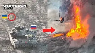 Ukrainian Drones Chase Russian Tanks. These Attacks Were Thwarted by FPV Drones