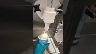 Making a Pumpkin Pie Blizzard