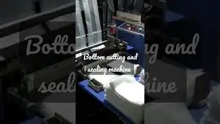 BOTTOM CUTTING AND SEALING MACHINE FOR COMPOSTIBLE BAG