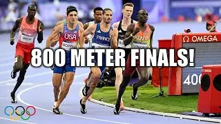 Mens 800 Meter Finals WERE INSANE! || 2024 Paris Olympics