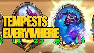 Unbelievable Amount of Tempests Gives Us Everything | Dogdog Hearthstone Battlegrounds
